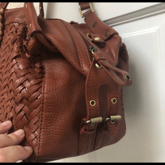 Cole Haan Village Weave F06 Leather Carry All - Picture 3 of 5